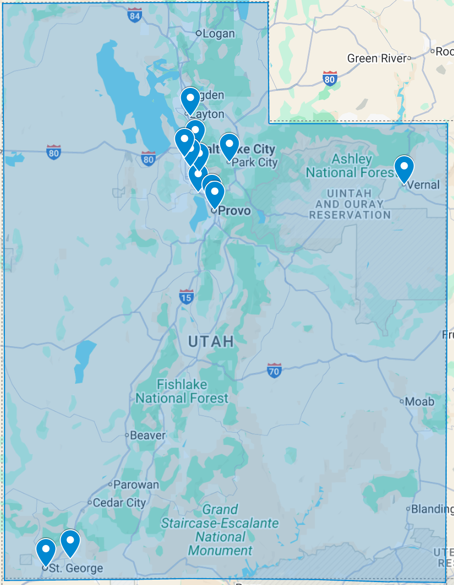 YES! Utah service area