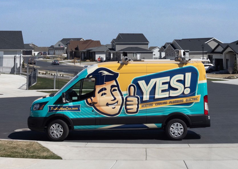 YES! Electrical and HVAC services van in Utah